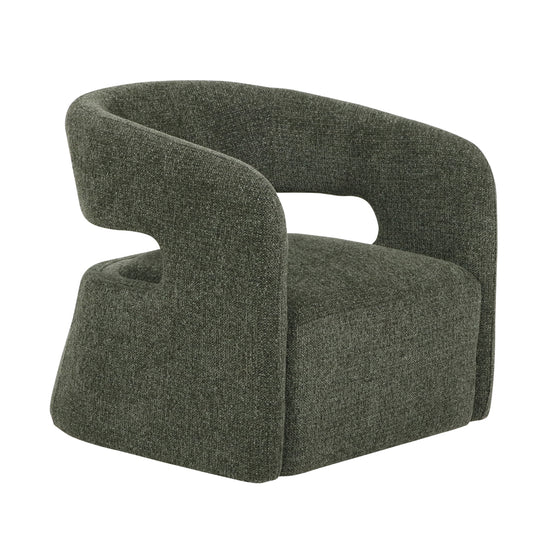 Seam Armchair - Coral Dark Green Armchair OL Sofa-Core   