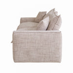 Bucha 2 Seater Fabric Sofa - Cream Sofa Iggy-Core   