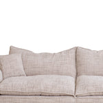 Bucha 2 Seater Fabric Sofa - Cream Sofa Iggy-Core   