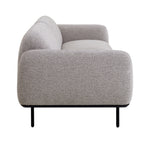 Igor 3 Seater Fabric Sofa - Speckled Grey Sofa Iggy-Core   