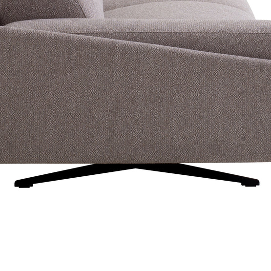 Marat 3 Seater Fabric Sofa - Dusty Grey Sofa Iggy-Core   