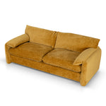 Jordie 3 Seater Fabric Sofa - Ochre Sofa Casa-Core   