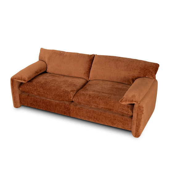 Jordie 3 Seater Fabric Sofa - Pumpkin Sofa Casa-Core   