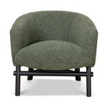 Amity Fabric Armchair - Coral Dark Green Armchair KJ Sofa-Core   