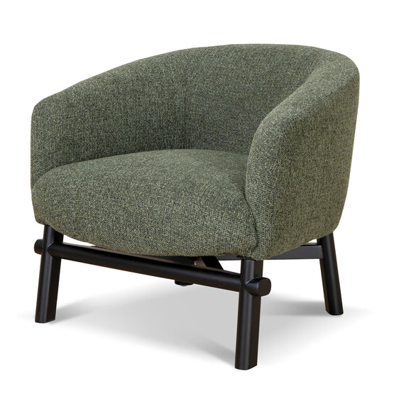 Amity Fabric Armchair - Coral Dark Green Armchair KJ Sofa-Core   