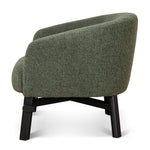 Amity Fabric Armchair - Coral Dark Green Armchair KJ Sofa-Core   