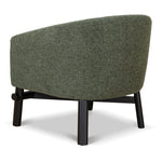 Amity Fabric Armchair - Coral Dark Green Armchair KJ Sofa-Core   