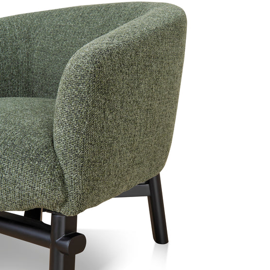 Amity Fabric Armchair - Coral Dark Green Armchair KJ Sofa-Core   