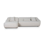 Trude Left Chaise Sofa - Coral Beige Chaise Lounge KJ Sofa-Core   