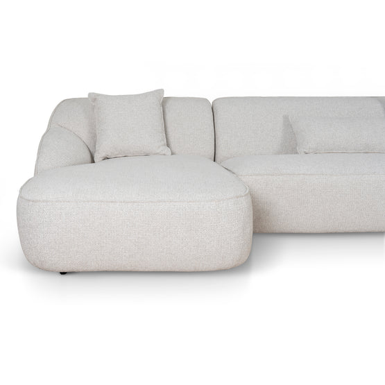 Trude Left Chaise Sofa - Coral Beige Chaise Lounge KJ Sofa-Core   