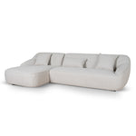 Trude Left Chaise Sofa - Coral Beige Chaise Lounge KJ Sofa-Core   