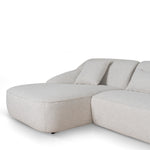 Trude Left Chaise Sofa - Coral Beige Chaise Lounge KJ Sofa-Core   