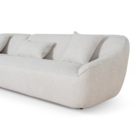 Trude Left Chaise Sofa - Coral Beige Chaise Lounge KJ Sofa-Core   