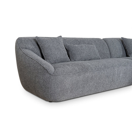 Trude Right Chaise Sofa - Coral Charcoal Chaise Lounge KJ Sofa-Core   