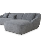 Trude Right Chaise Sofa - Coral Charcoal Chaise Lounge KJ Sofa-Core   