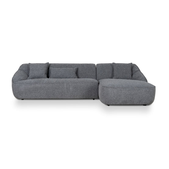 Trude Right Chaise Sofa - Coral Charcoal Chaise Lounge KJ Sofa-Core   