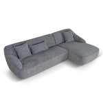 Trude Right Chaise Sofa - Coral Charcoal Chaise Lounge KJ Sofa-Core   