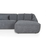 Trude Right Chaise Sofa - Coral Charcoal Chaise Lounge KJ Sofa-Core   