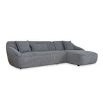 Trude Right Chaise Sofa - Coral Charcoal Chaise Lounge KJ Sofa-Core   