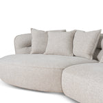 Rowe Left Chaise Sofa - Coral Natural Linen Chaise Lounge KJ Sofa-Core   