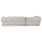 Rowe Left Chaise Sofa - Coral Natural Linen Chaise Lounge KJ Sofa-Core   