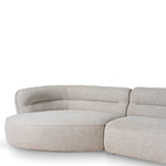 Rowe Left Chaise Sofa - Coral Natural Linen Chaise Lounge KJ Sofa-Core   