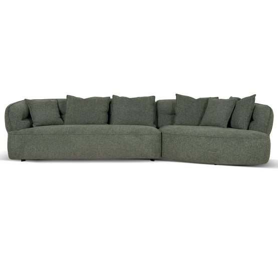 Rowe Right Chaise Sofa - Coral Dark Green Chaise Lounge KJ Sofa-Core   