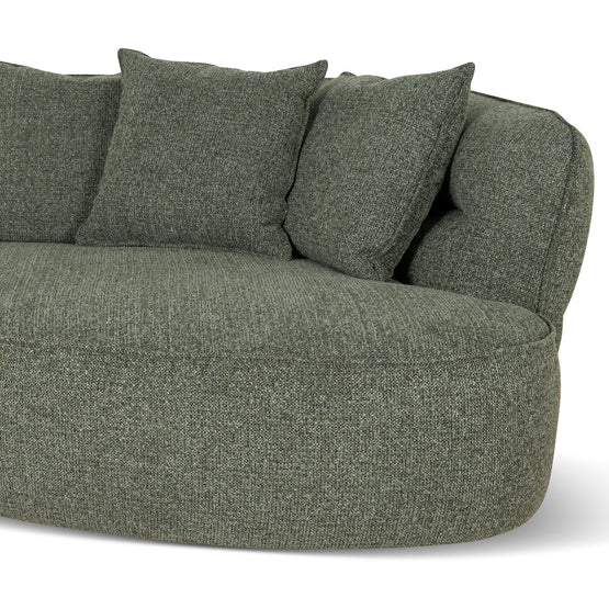 Rowe Right Chaise Sofa - Coral Dark Green Chaise Lounge KJ Sofa-Core   