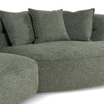 Rowe Right Chaise Sofa - Coral Dark Green Chaise Lounge KJ Sofa-Core   