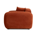 Soma 2 Seater Sofa - Rustic Orange Sofa Home Sofa-Core   