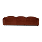 Soma 4 Seater Sofa - Rustic Orange Sofa Home Sofa-Core   