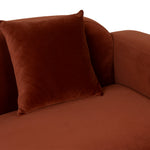 Soma 4 Seater Sofa - Rustic Orange Sofa Home Sofa-Core   