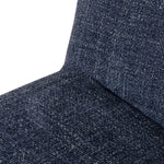 Saini Fabric Lounge Chair - Moss Navy Lounge Chair Casa-Core