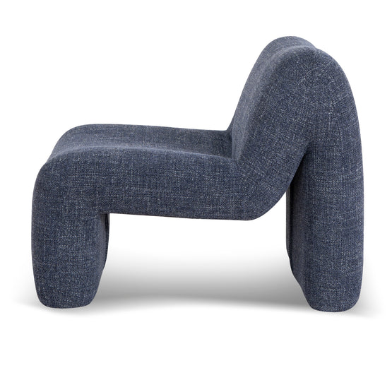 Saini Fabric Lounge Chair - Moss Navy Lounge Chair Casa-Core