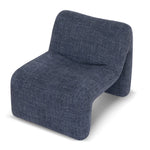 Saini Fabric Lounge Chair - Moss Navy Lounge Chair Casa-Core