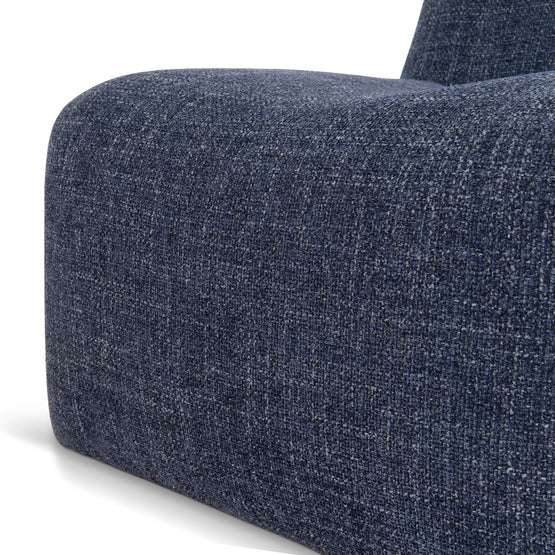 Saini Fabric Lounge Chair - Moss Navy Lounge Chair Casa-Core