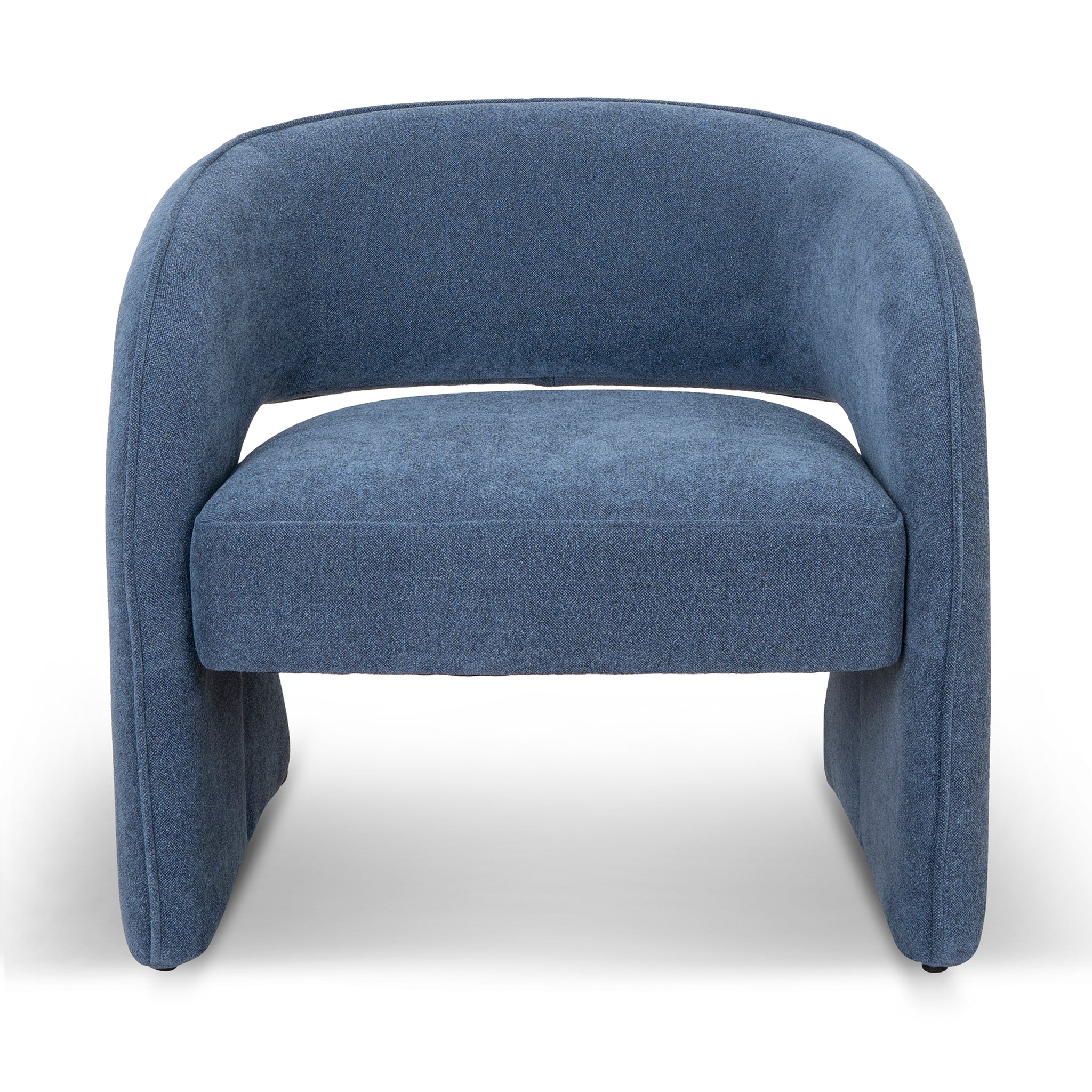 Renata Fabric Armchair - Navy Blue Armchair K Sofa-Core   