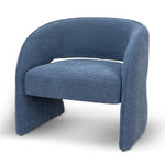 Renata Fabric Armchair - Navy Blue Armchair K Sofa-Core   