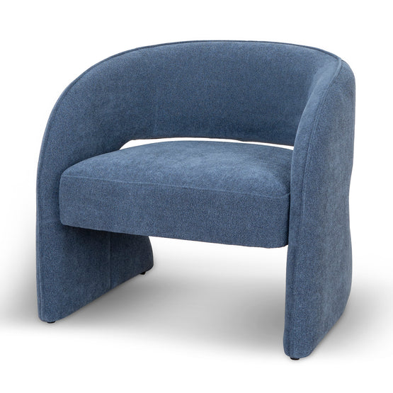 Renata Fabric Armchair - Navy Blue Armchair K Sofa-Core   