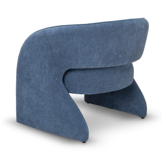 Renata Fabric Armchair - Navy Blue Armchair K Sofa-Core   