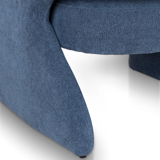 Renata Fabric Armchair - Navy Blue Armchair K Sofa-Core   