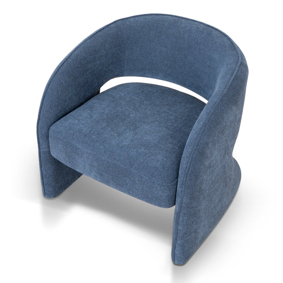 Renata Fabric Armchair - Navy Blue Armchair K Sofa-Core   