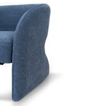 Renata Fabric Armchair - Navy Blue Armchair K Sofa-Core   