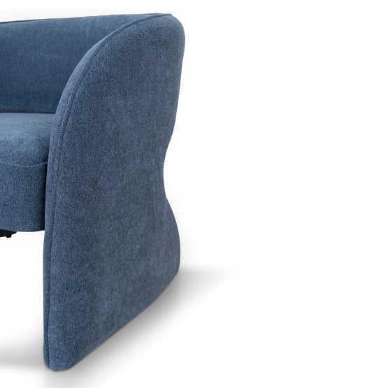 Renata Fabric Armchair - Navy Blue Armchair K Sofa-Core   