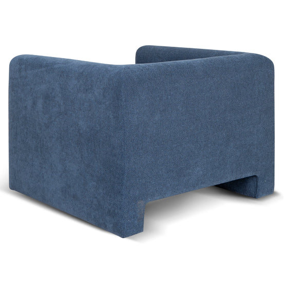 Dilipa Fabric Armchair - Navy Blue  K Sofa-Core   