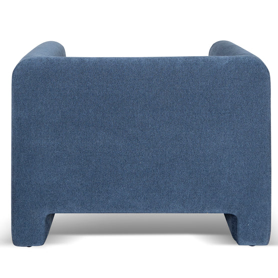 Dilipa Fabric Armchair - Navy Blue  K Sofa-Core   