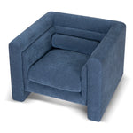 Dilipa Fabric Armchair - Navy Blue  K Sofa-Core   