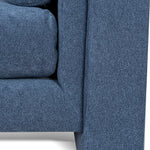 Dilipa 2 Seater Fabric Sofa - Navy Blue  K Sofa-Core   