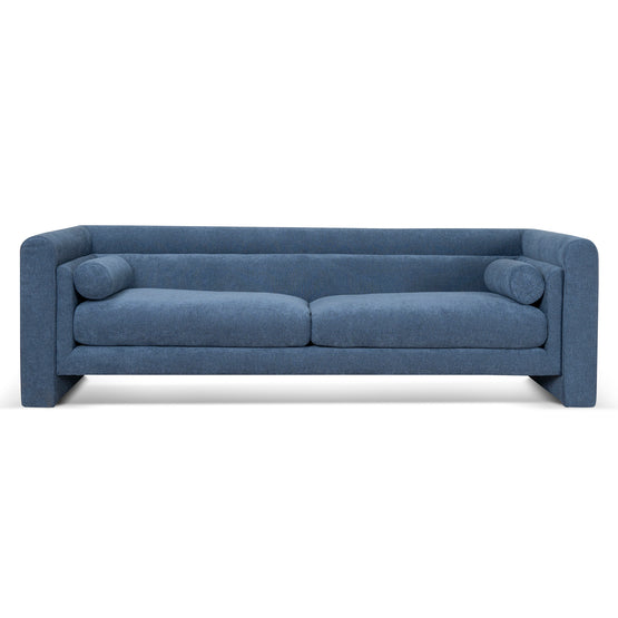 Dilipa 3 Seater Fabric Sofa - Navy Blue Sofa K Sofa-Core   