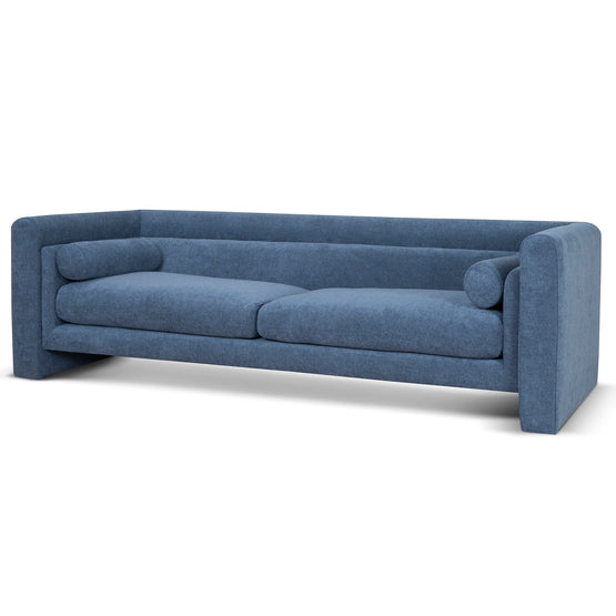 Dilipa 3 Seater Fabric Sofa - Navy Blue Sofa K Sofa-Core   